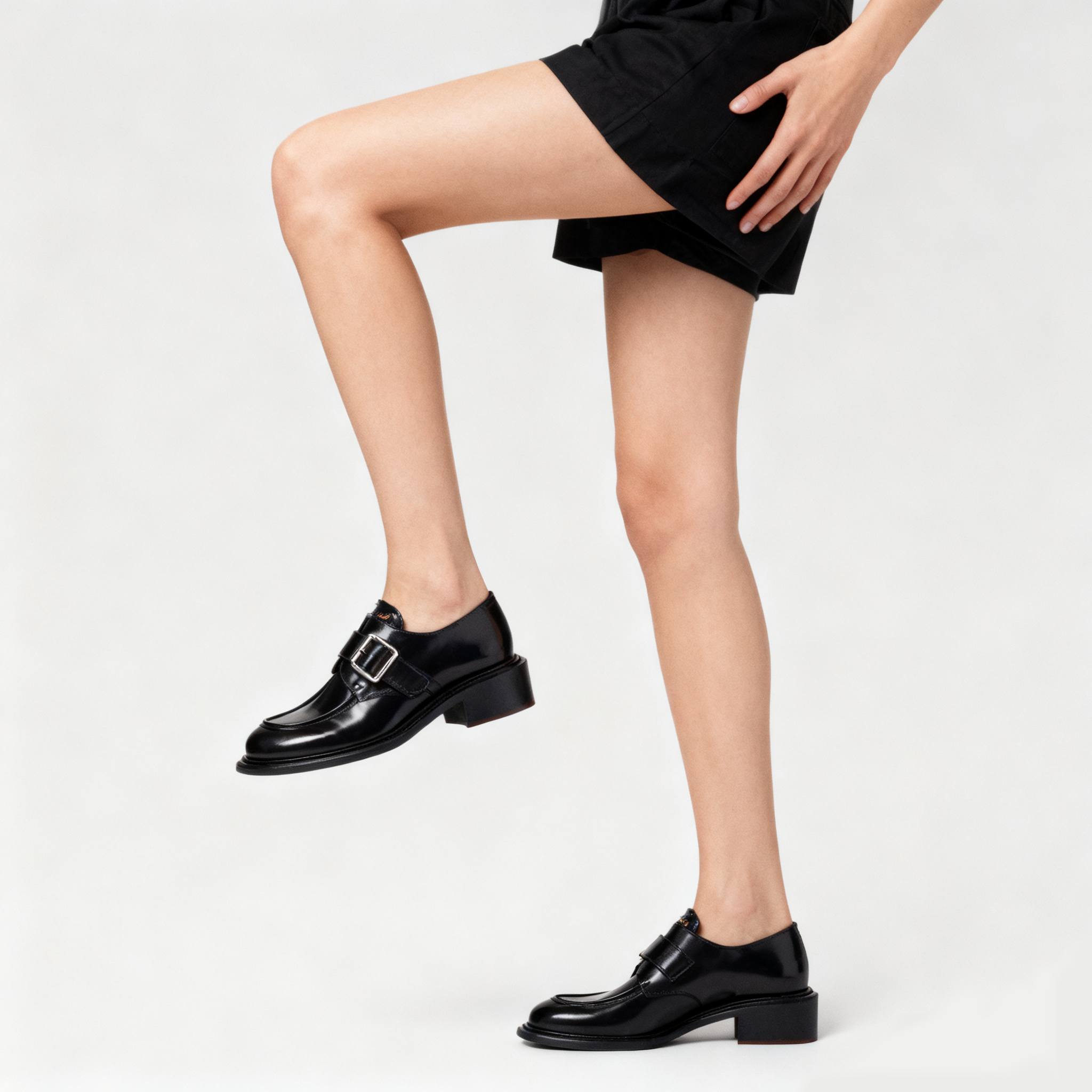 Polished Leather Brogue Shoes