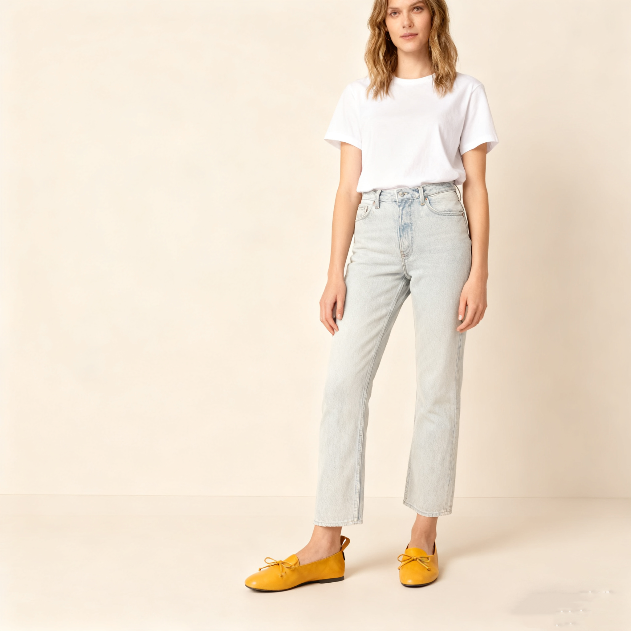 élan nappa leather ballerinas