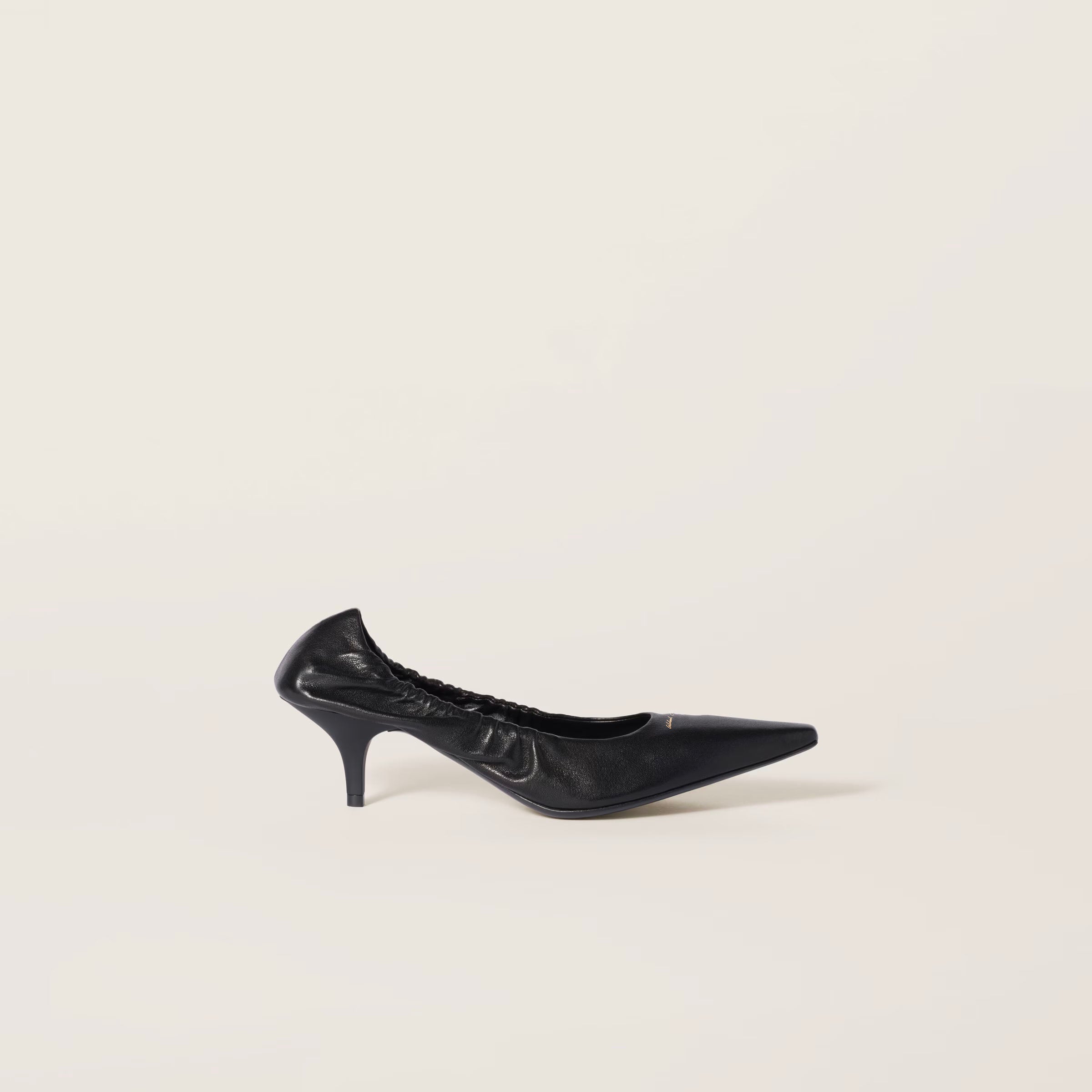 Nappa leather pumps