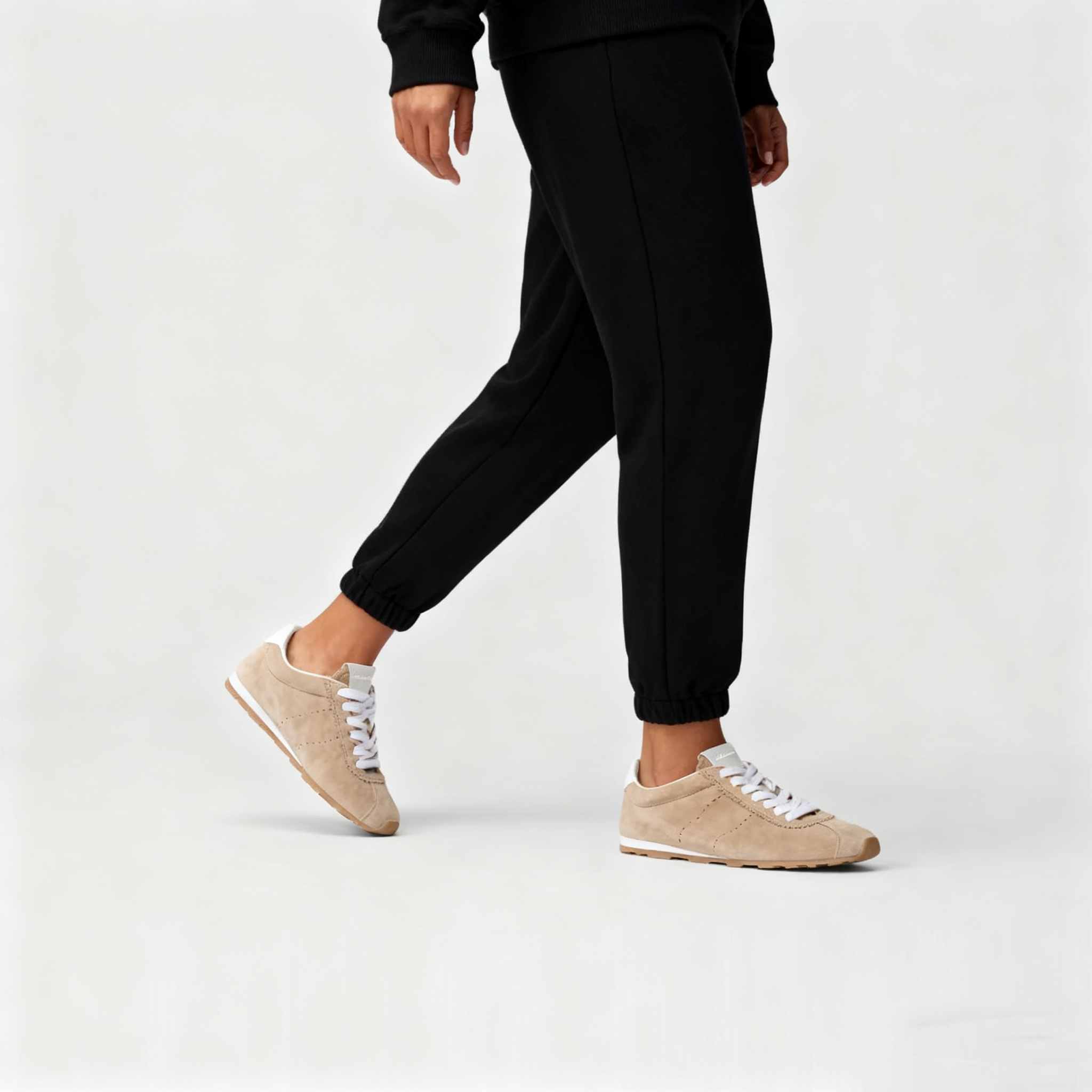 Plume suede sneakers