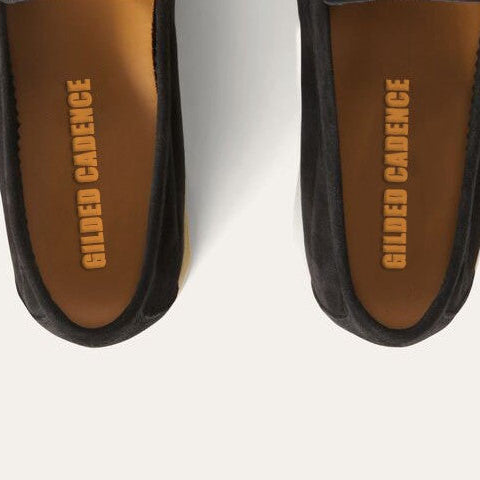 Women's Black Suede Summer Loafers