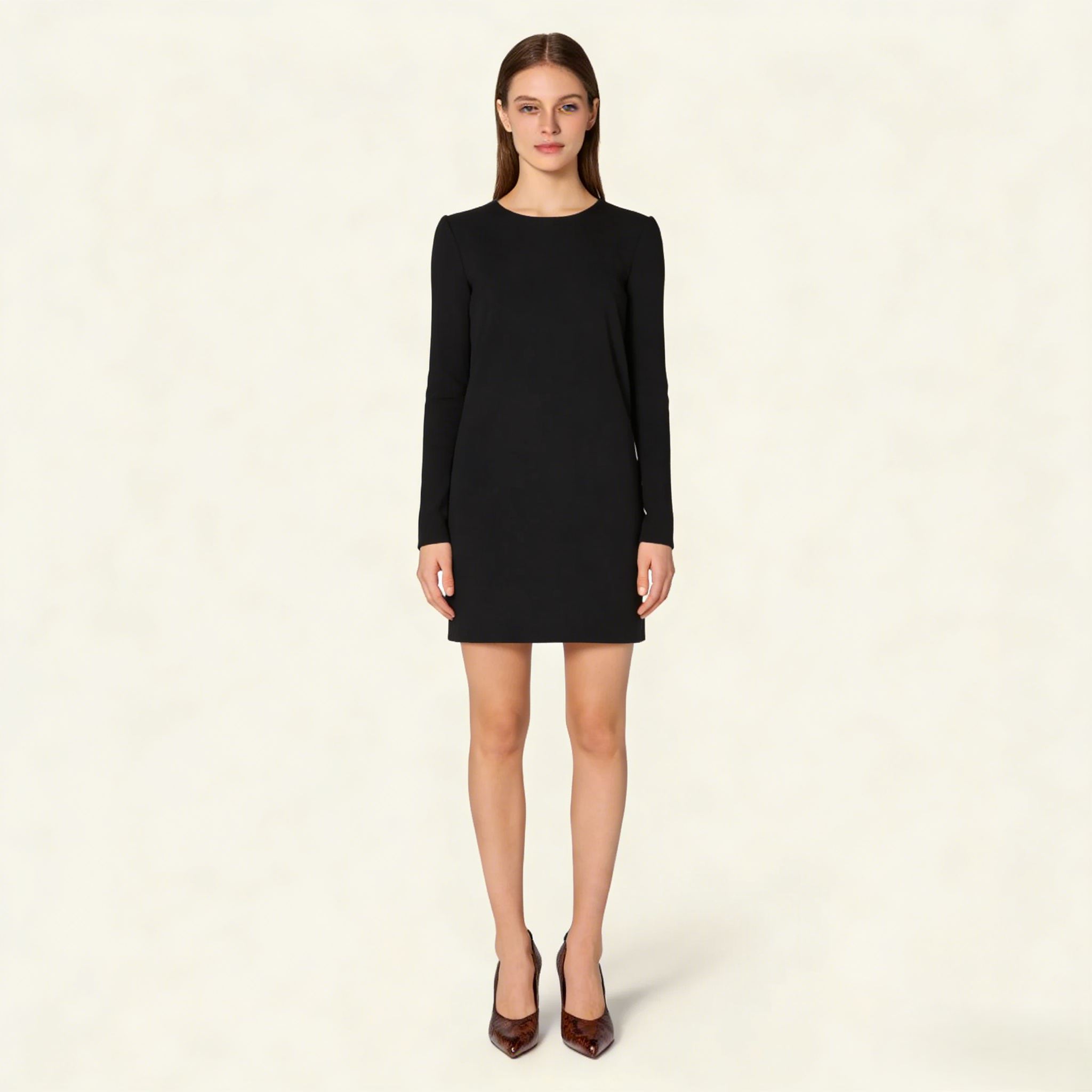 Python-Print Ayers Leather Pumps