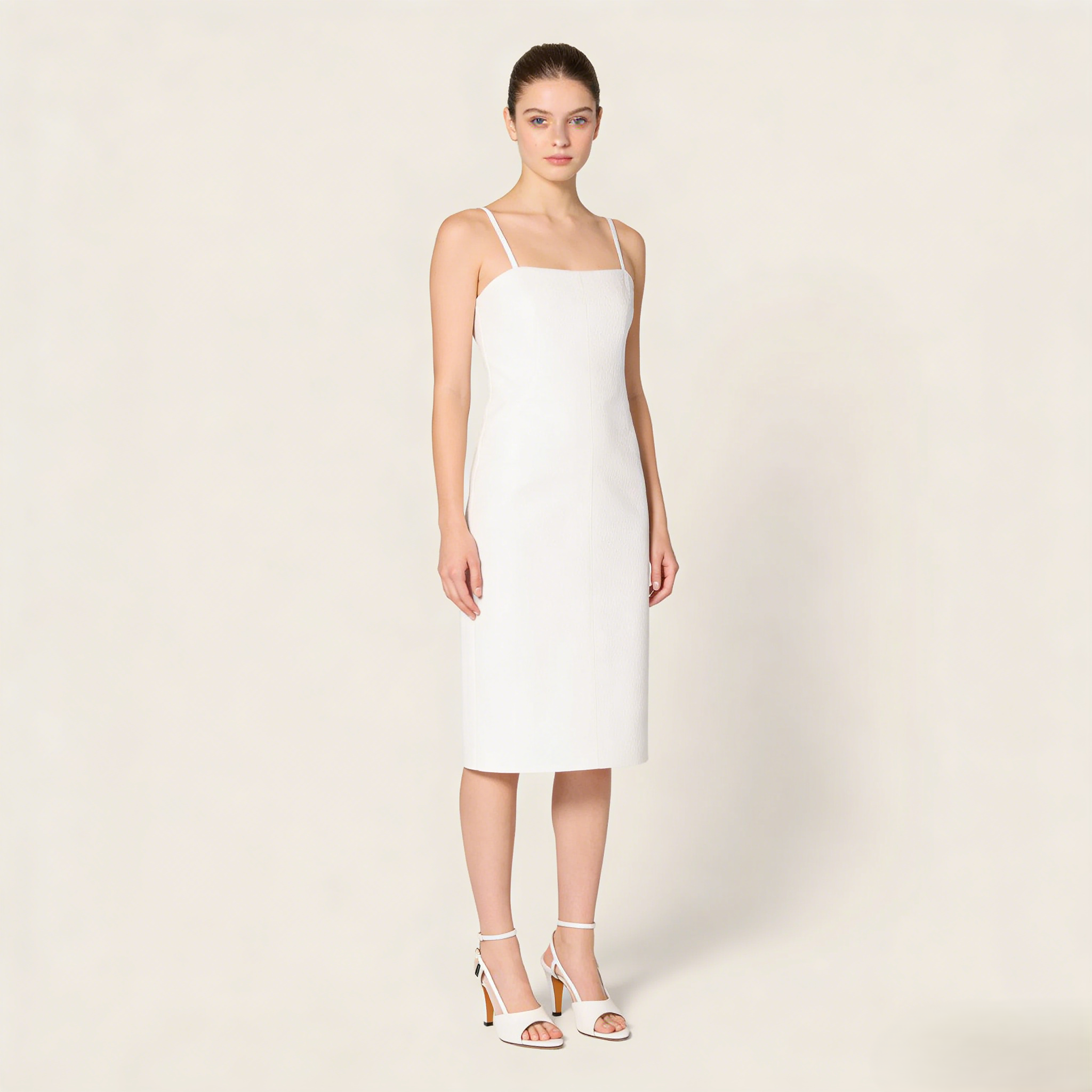 Women's Clear Strap Snakeskin Sandals