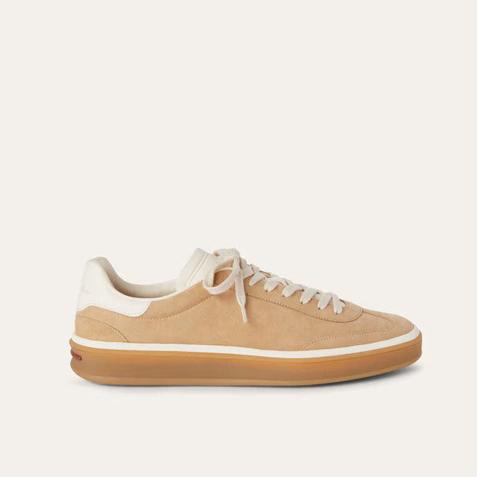 Suede Tennis Walk Sneakers - Windy Dunes