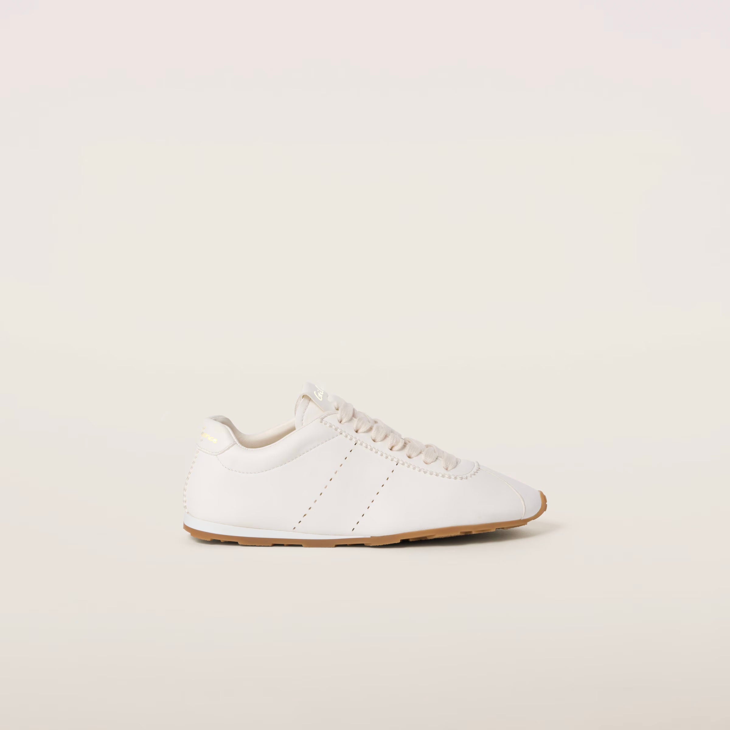 Plume nappa leather sneakers
