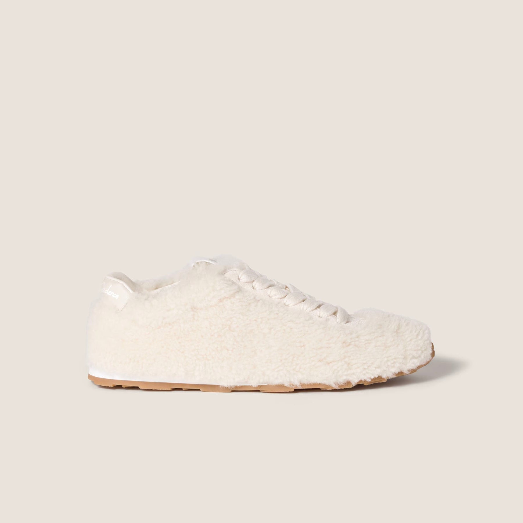 Plume shearling sneakers