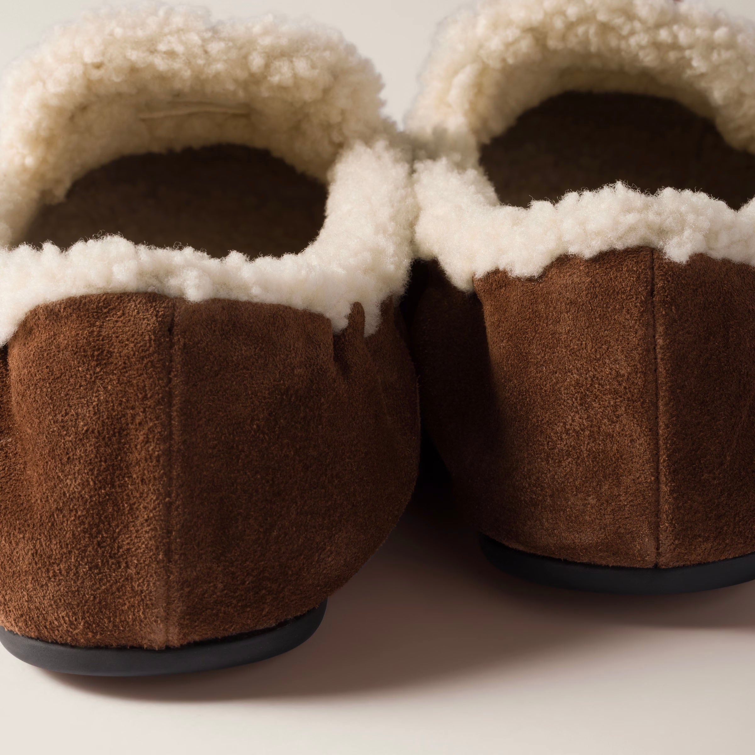 Ruches suede loafers