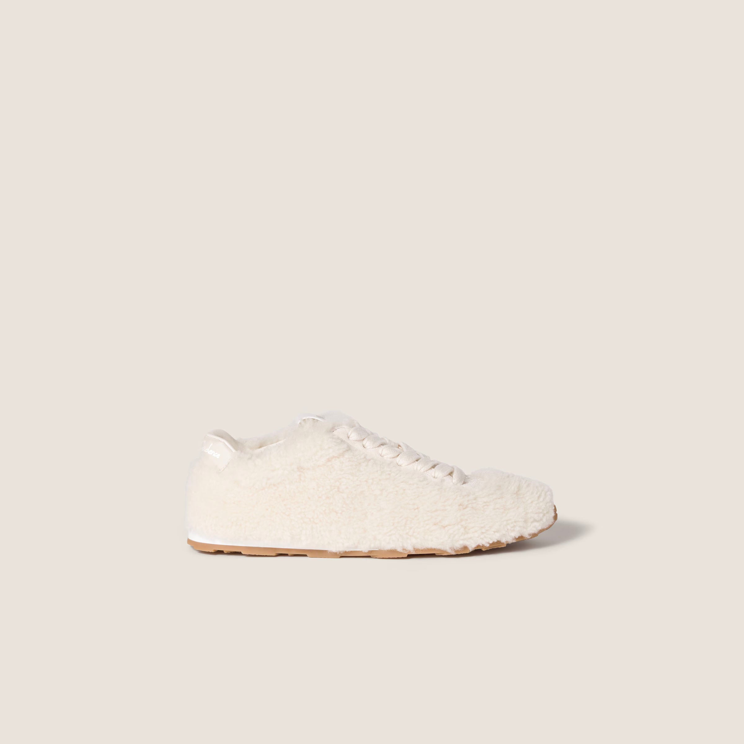 Plume shearling sneakers