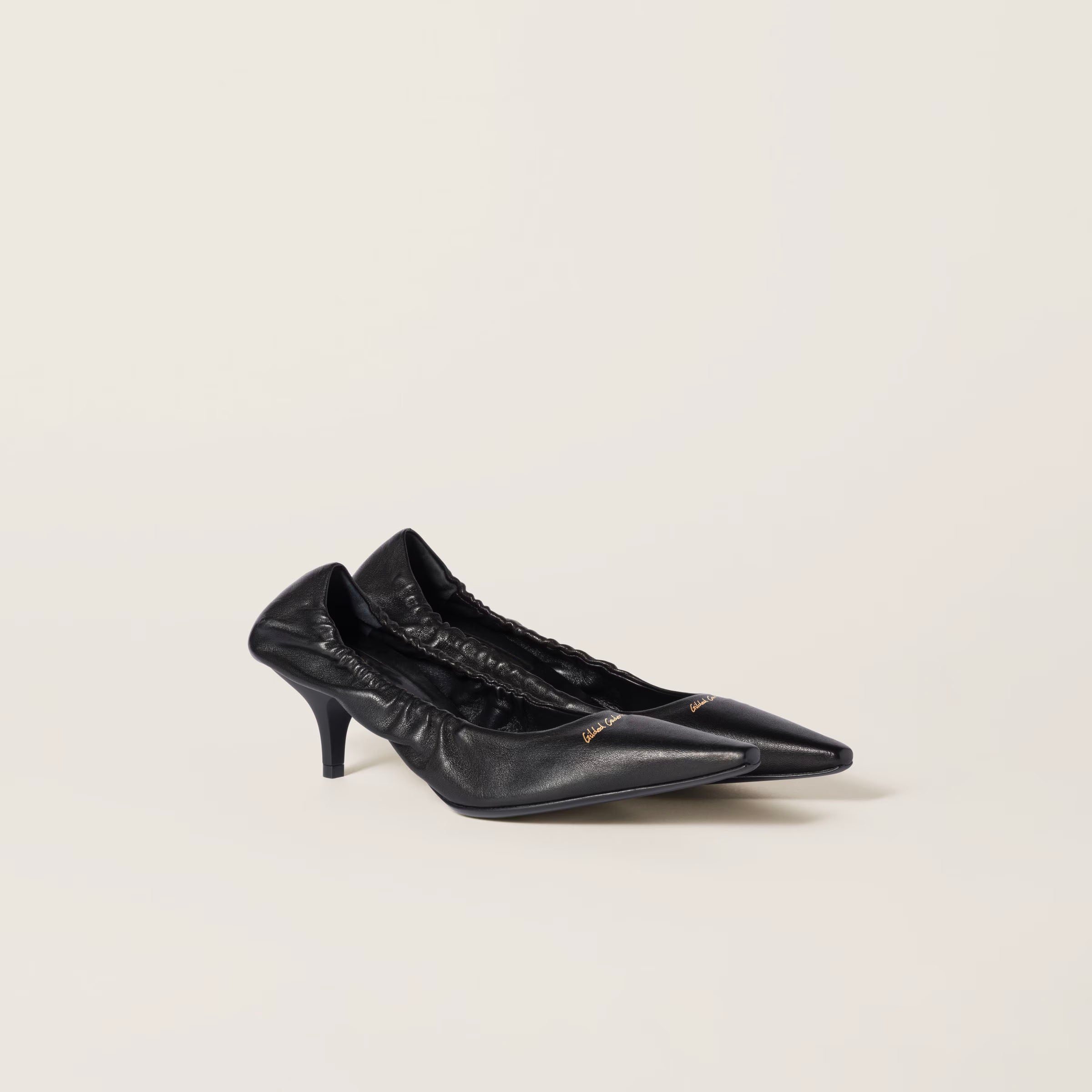 Nappa leather pumps