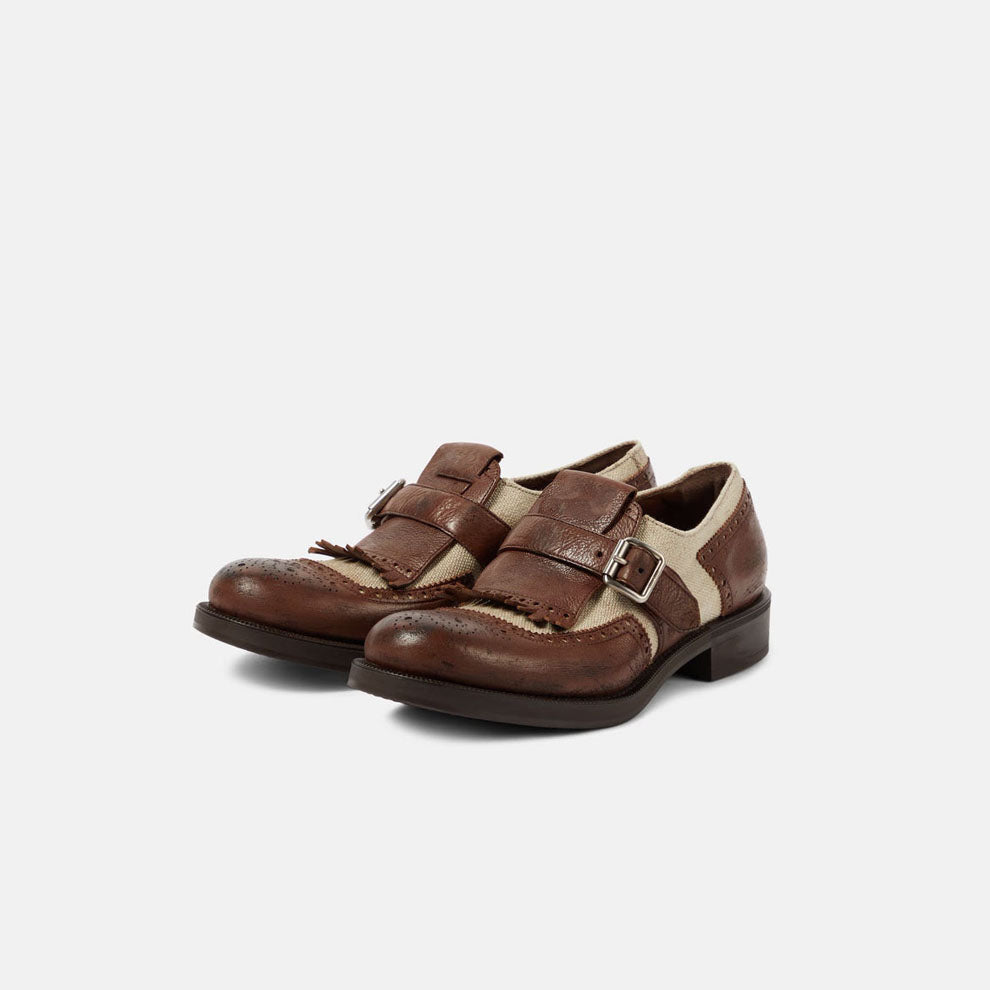 Leather and Canvas Footwear