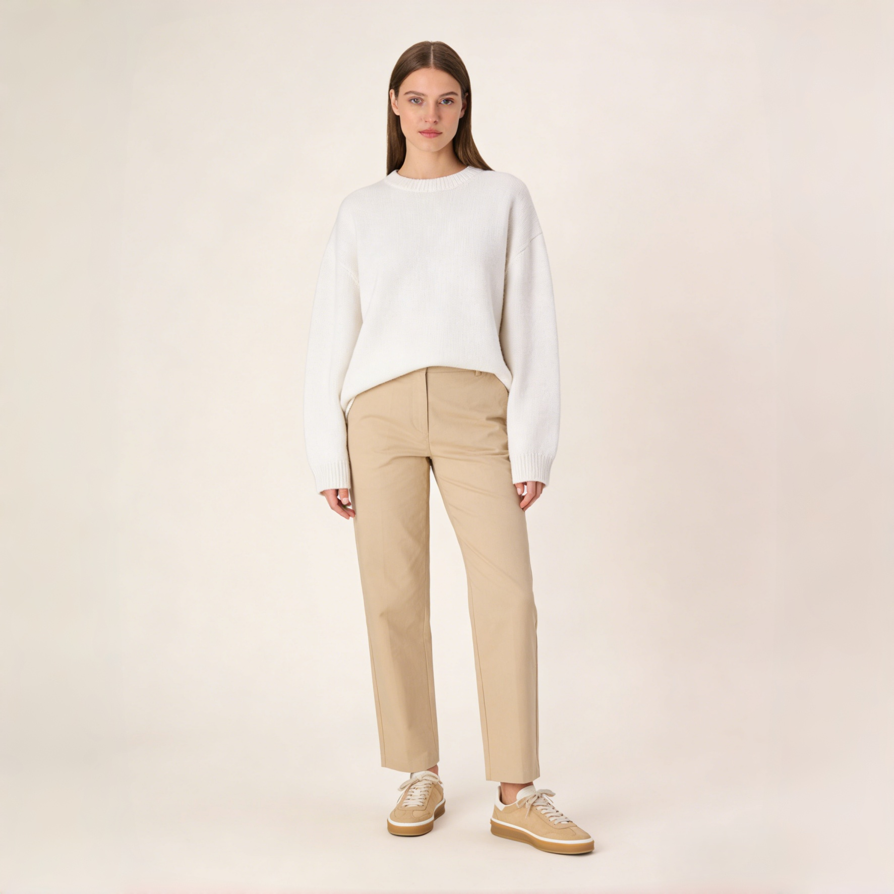 Suede Tennis Walk Sneakers - Windy Dunes