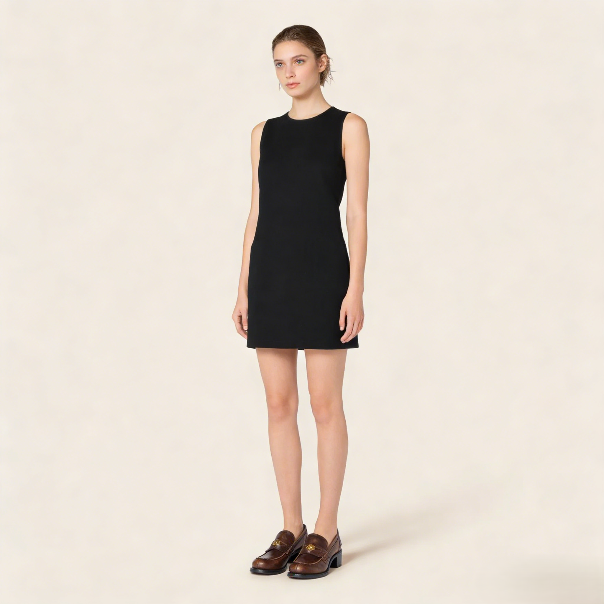 Deco calf leather loafers