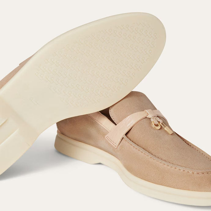 Women's Light Mastic Suede Summer Loafers