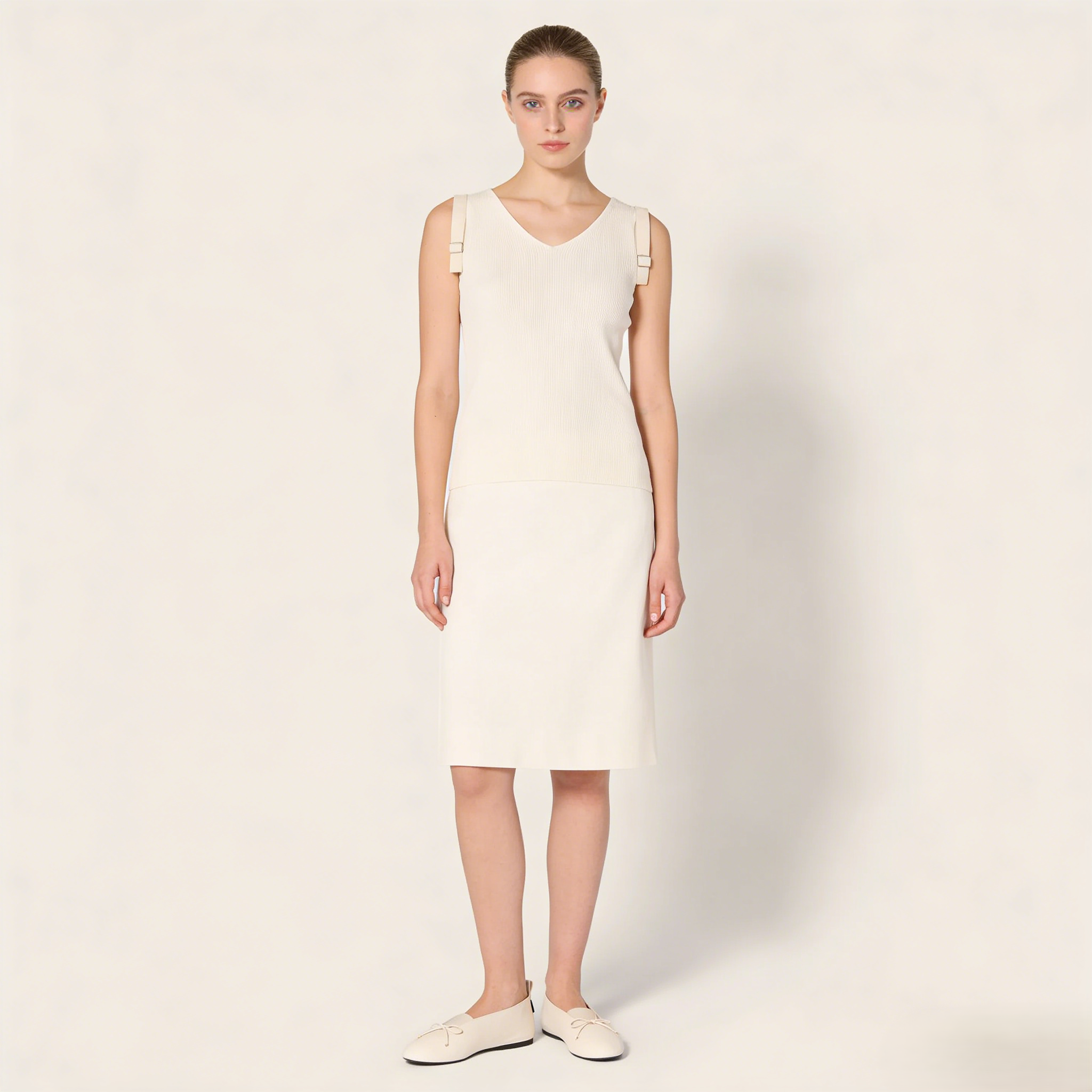 panache nappa leather ballerinas