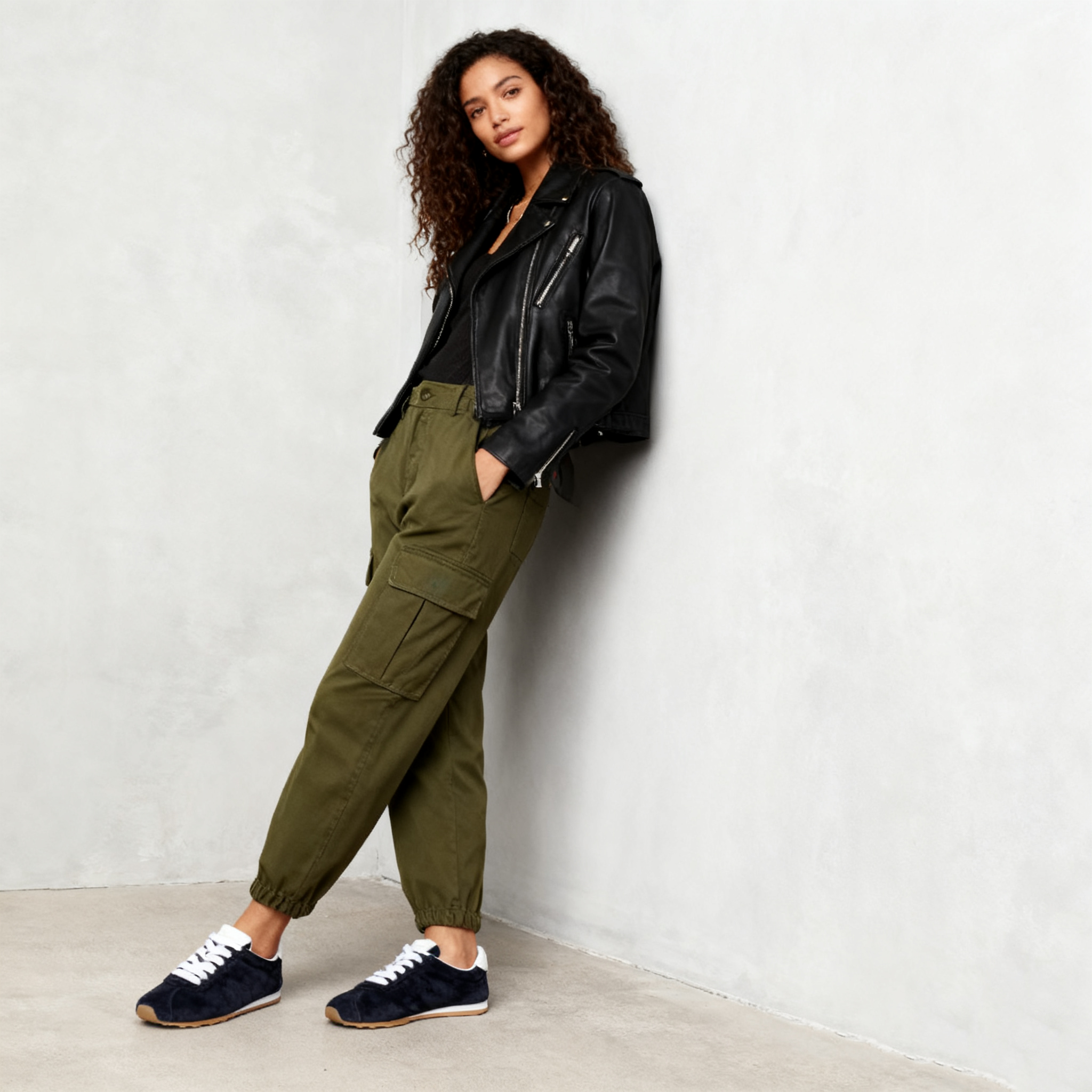 Plume suede sneakers