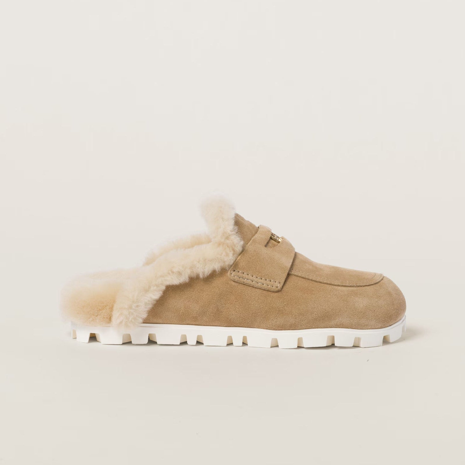 Suede Slip-On Mules - Casual Flats