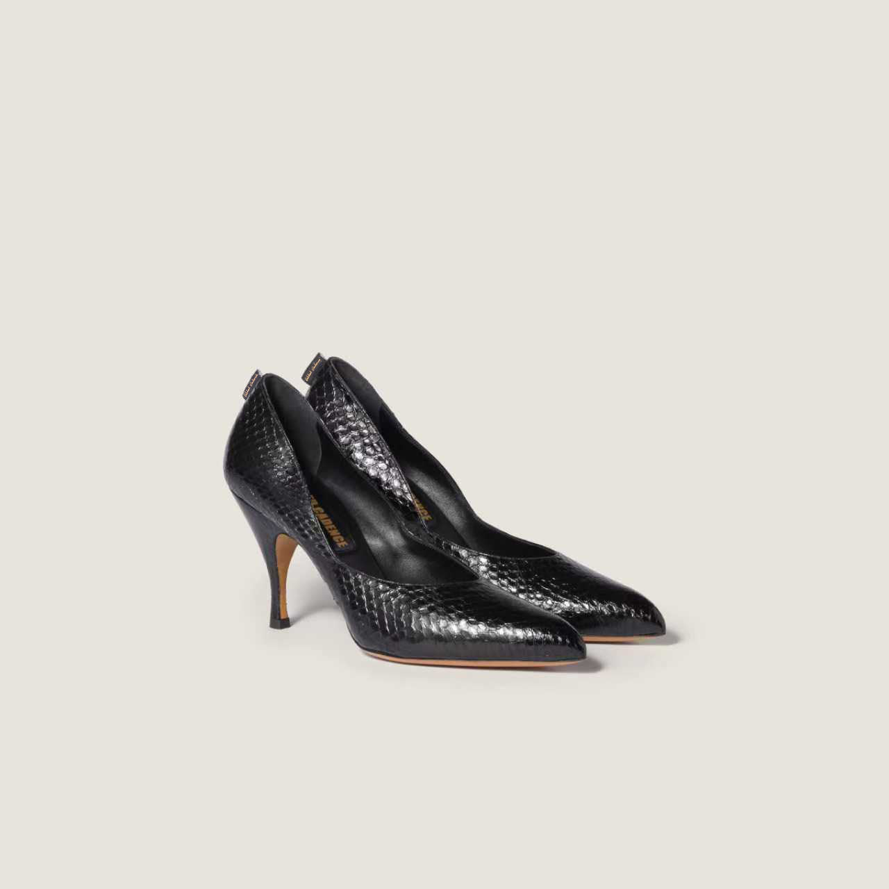 Ayers leather pumps