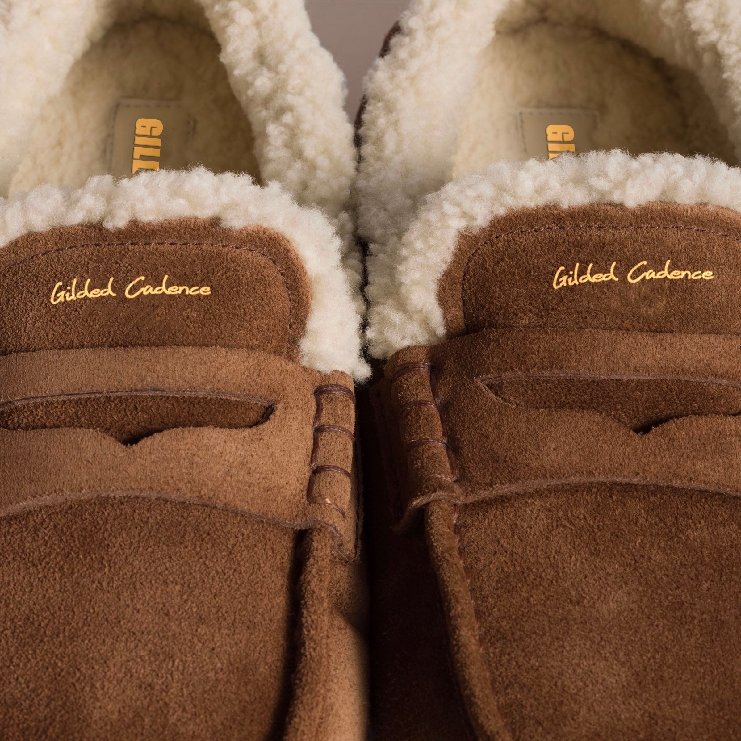 Ruches suede loafers