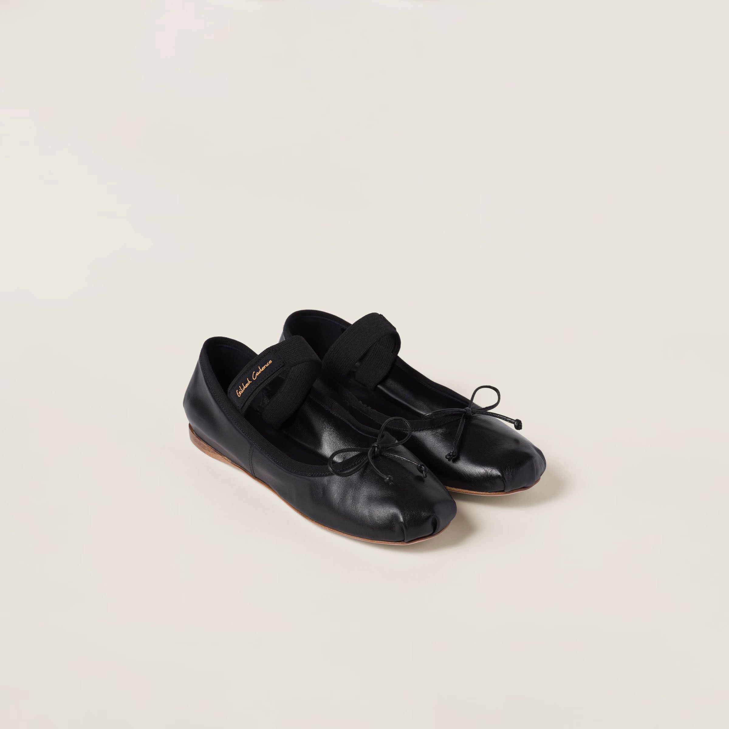 Leather ballerinas