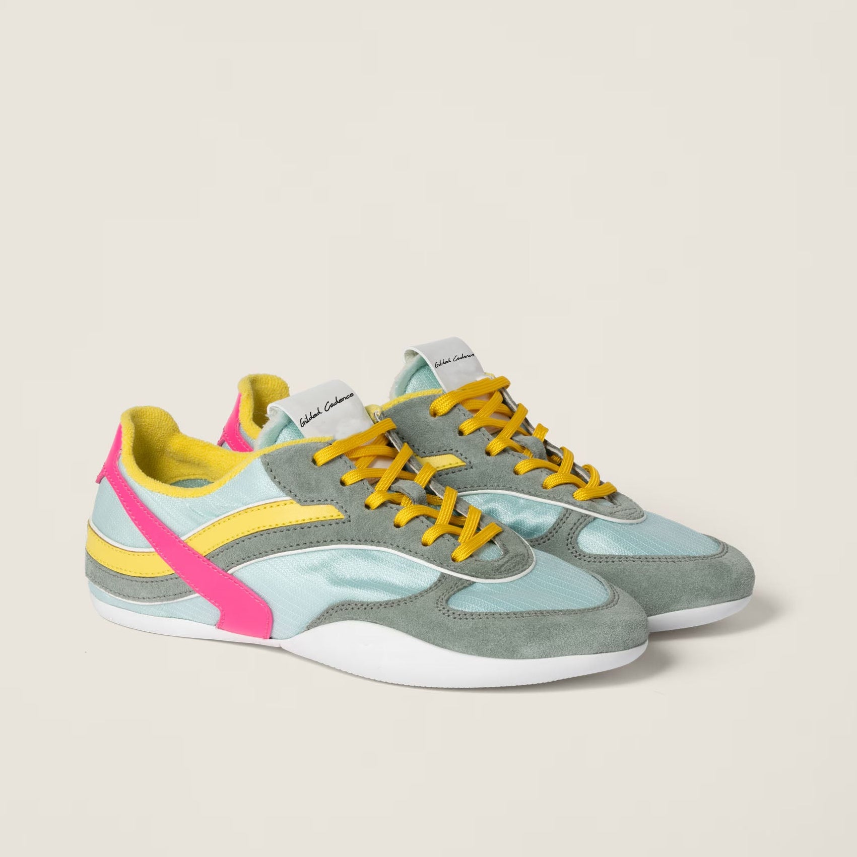 Gymnasium Tech Fabric Sneakers - Anise