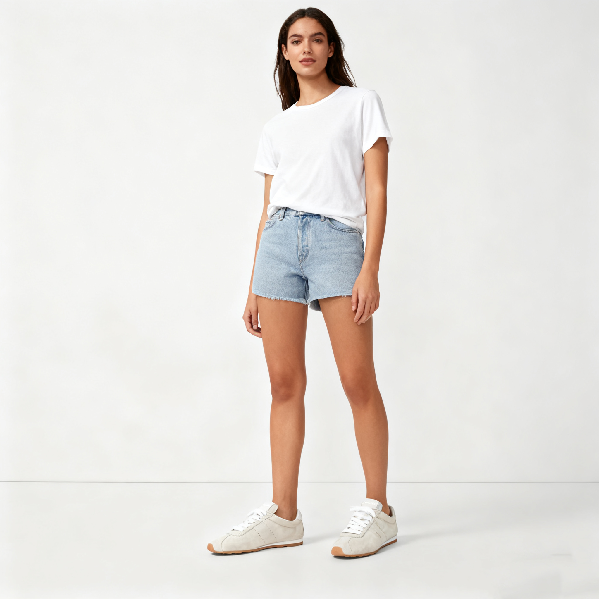 Plume suede sneakers