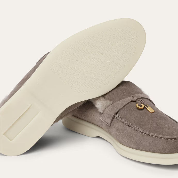 Women's Rain Drops Suede Summer Loafers