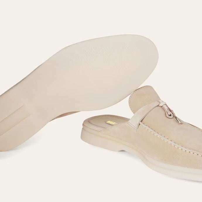 Women's Linen Suede Babouche Loafers