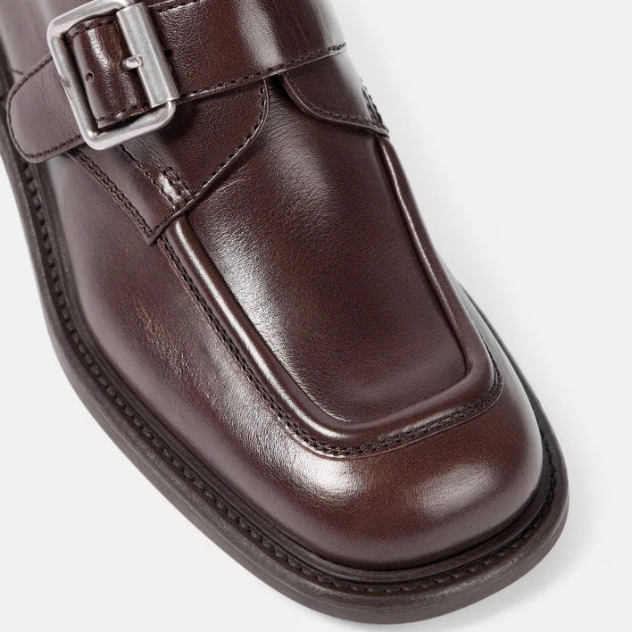 Polished Leather Brogue Shoes