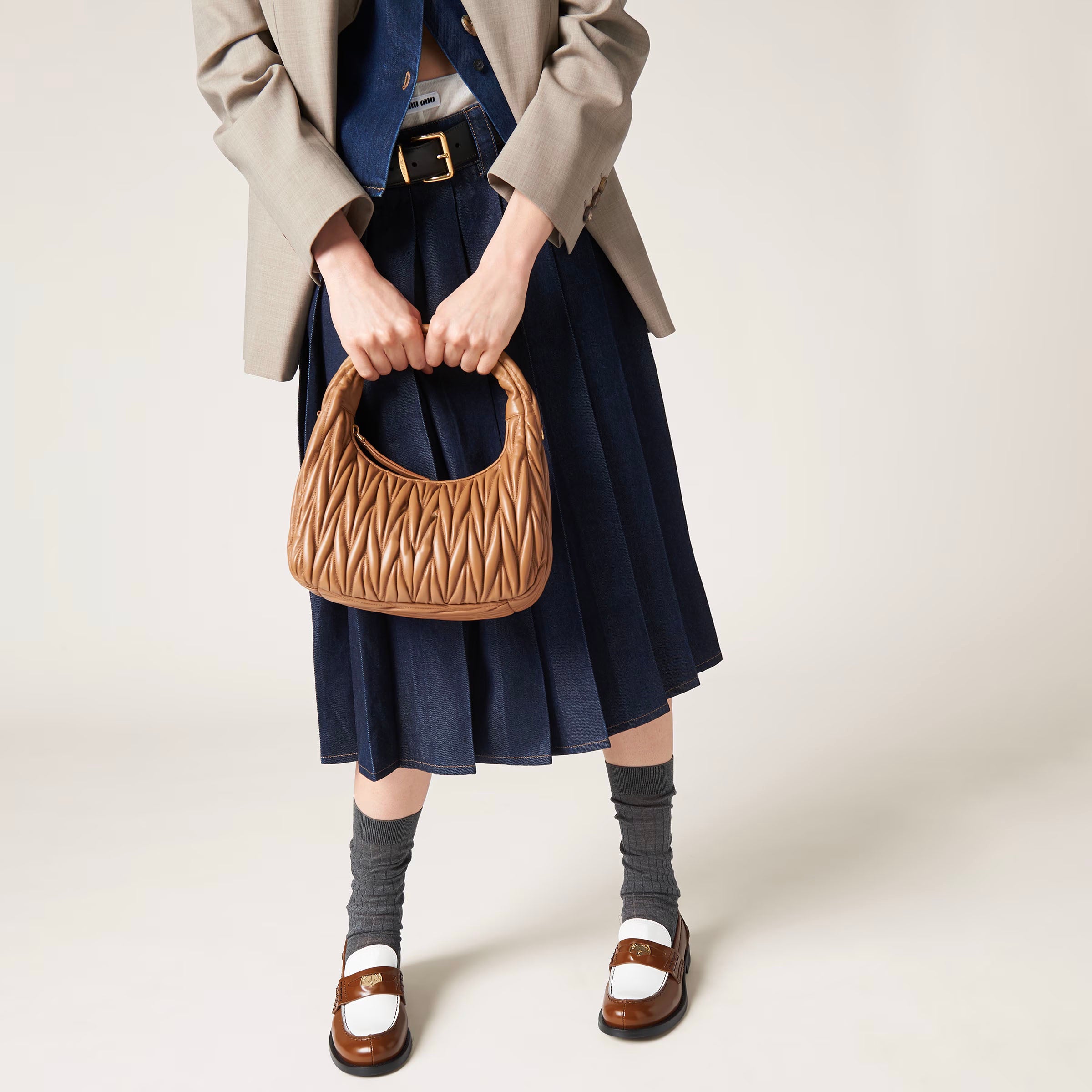 Leather penny loafers