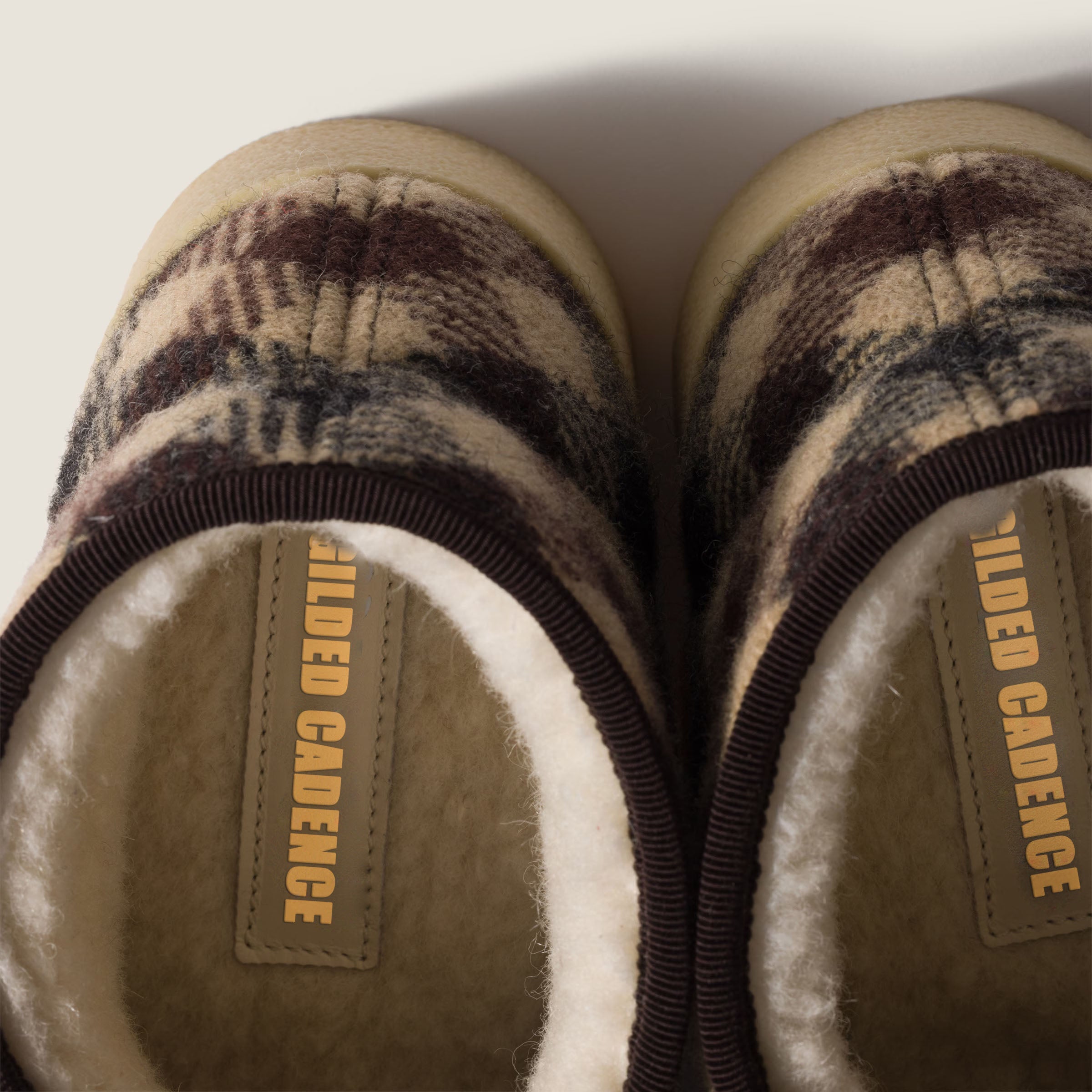 Women's Wool Knit Mini Shearling Boots