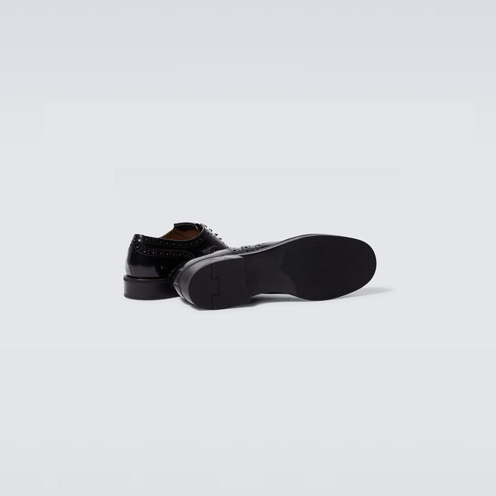 Polished Leather Brogue Shoes