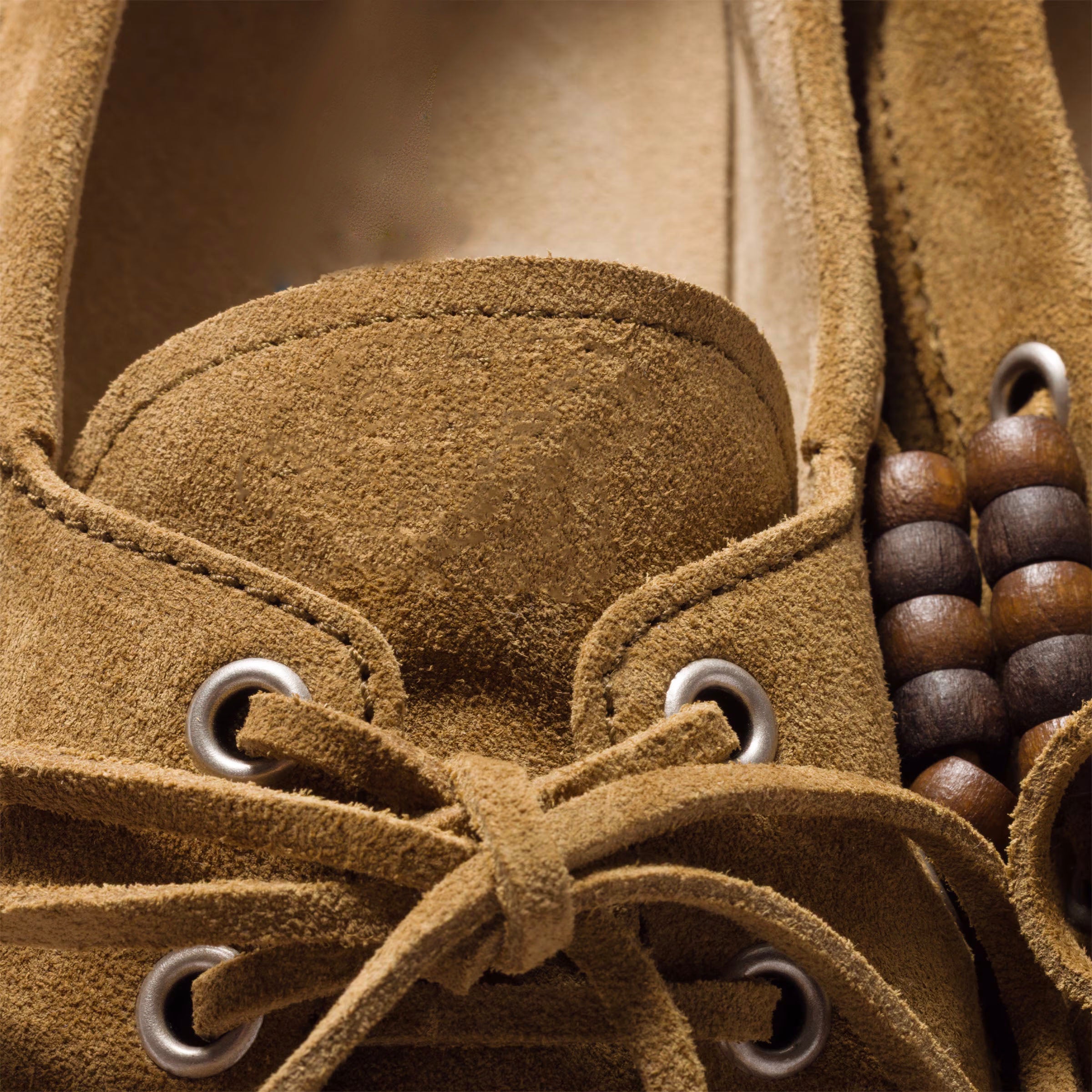 Suede tassel loafers