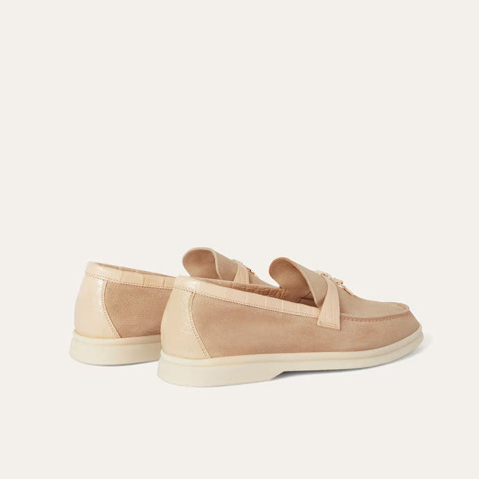 Women's Light Mastic Suede Summer Loafers