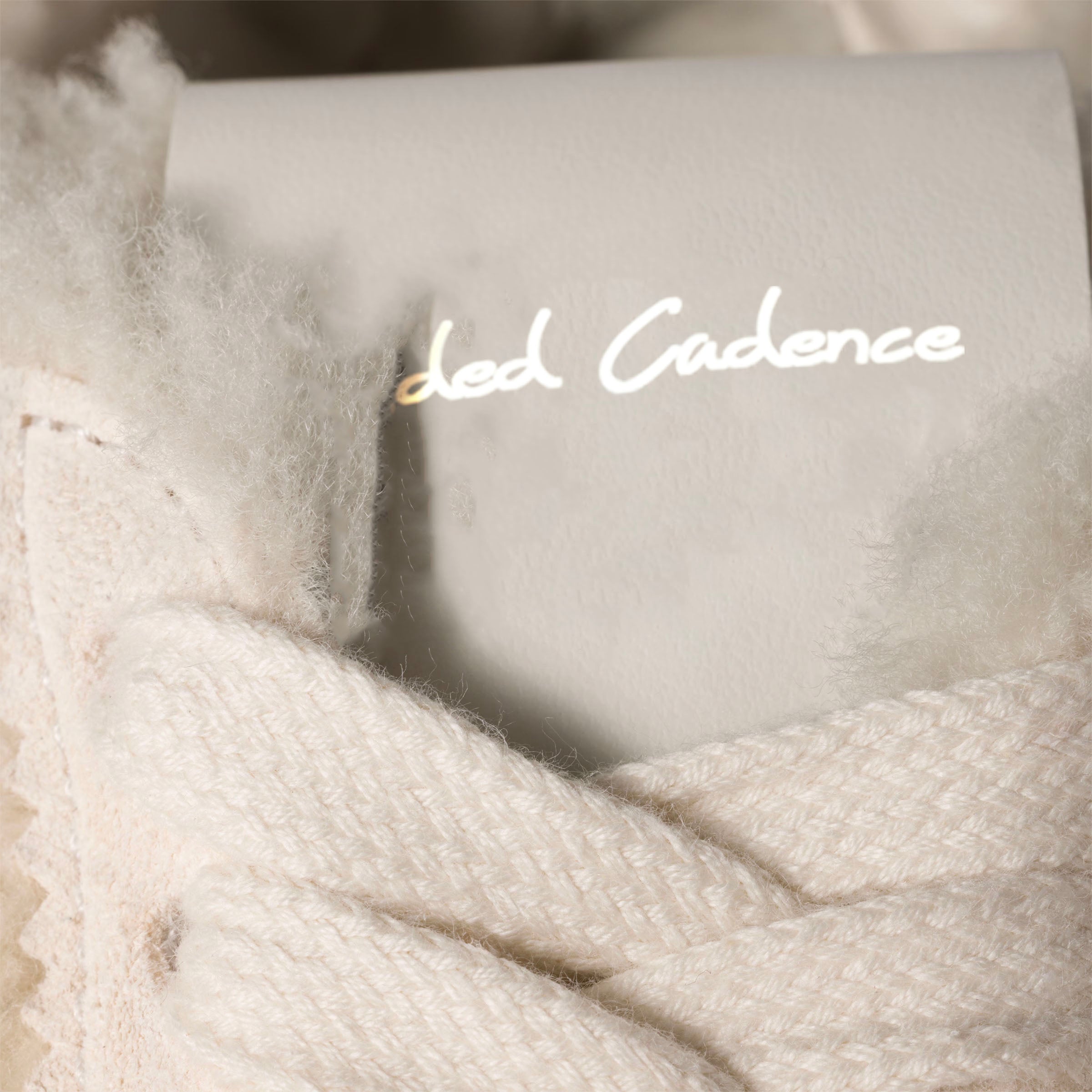 Plume shearling sneakers