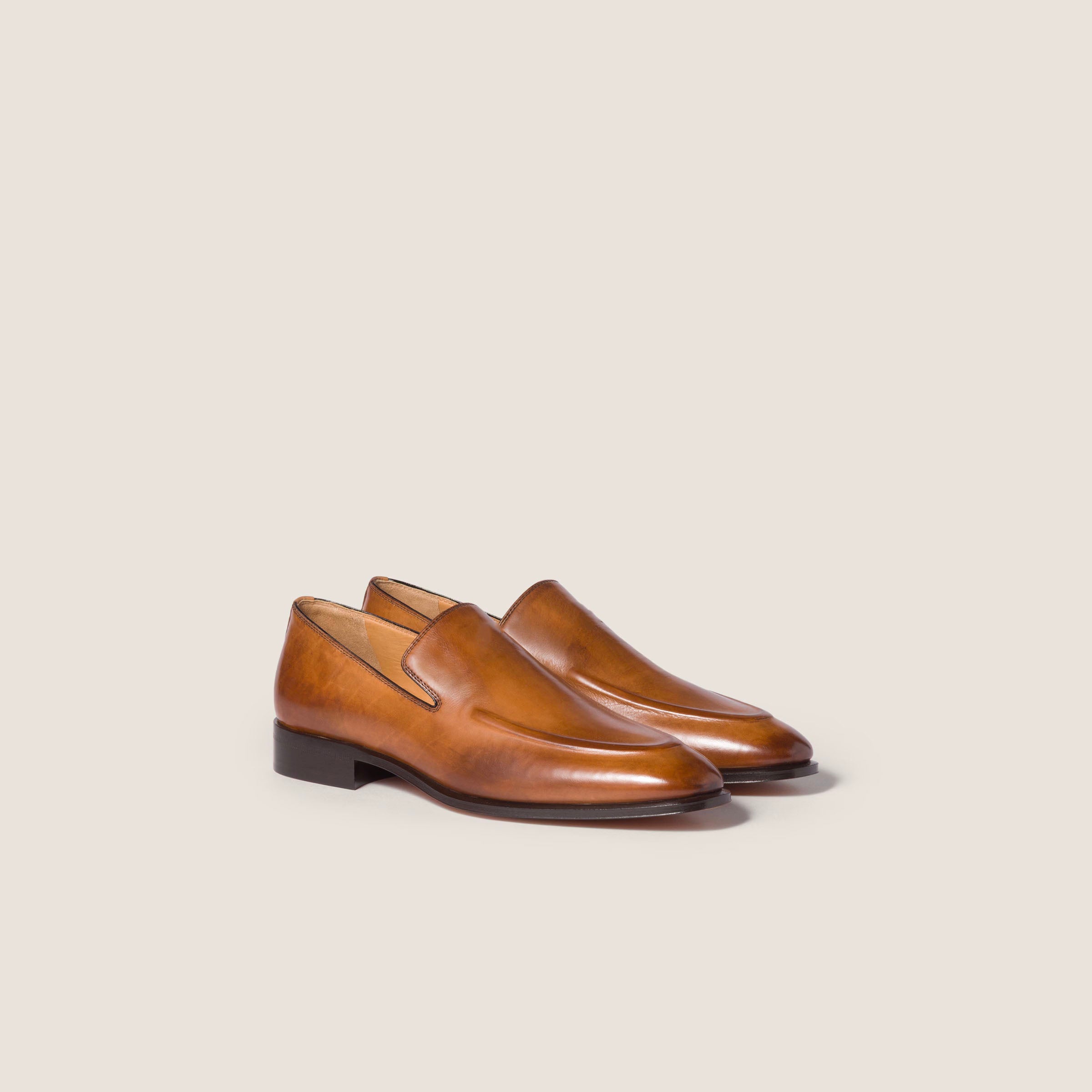 Leather loafers