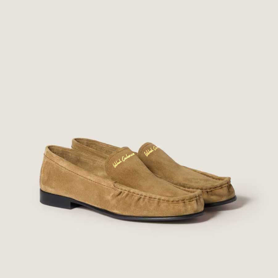 Suede loafers
