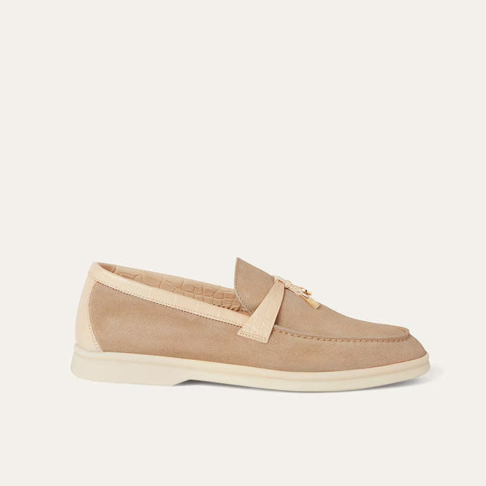 Women's Light Mastic Suede Summer Loafers