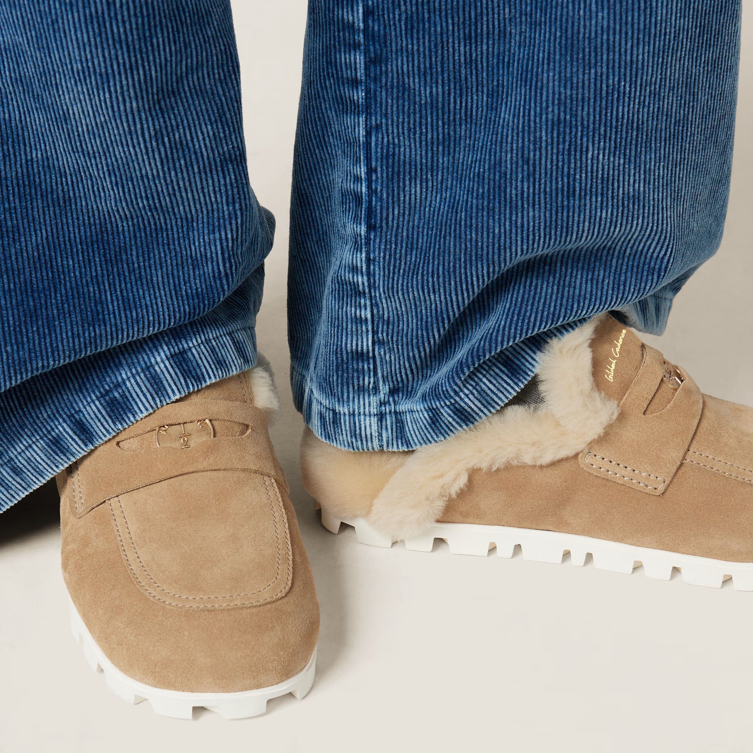 Suede Slip-On Mules - Casual Flats