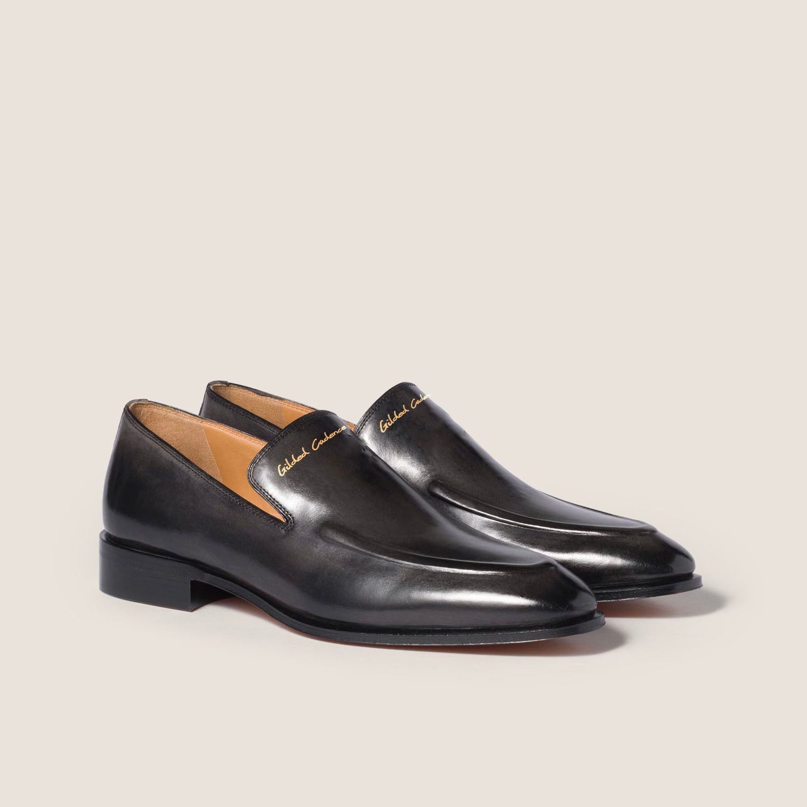 Leather loafers