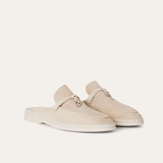 Women's Linen Suede Babouche Loafers