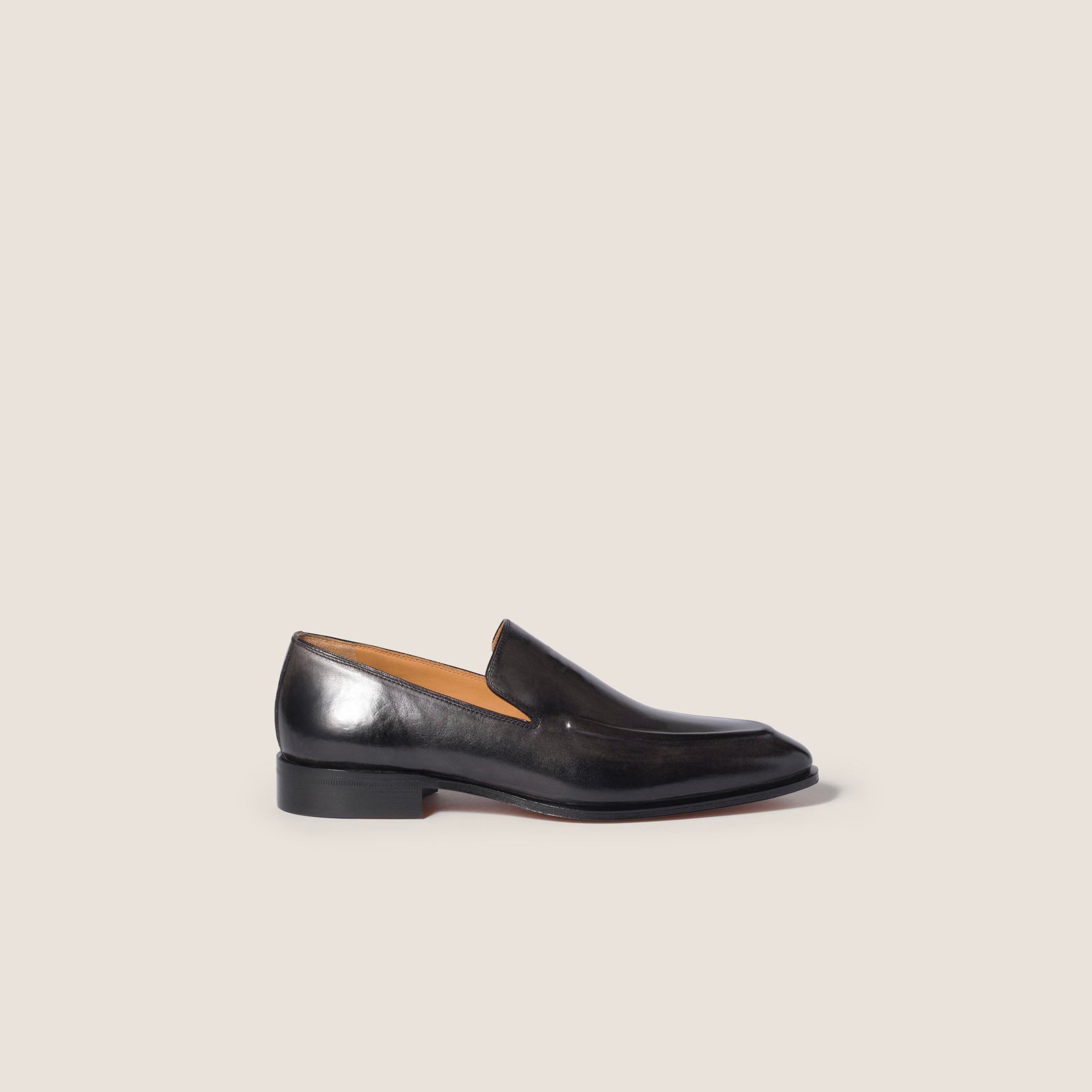 Leather loafers