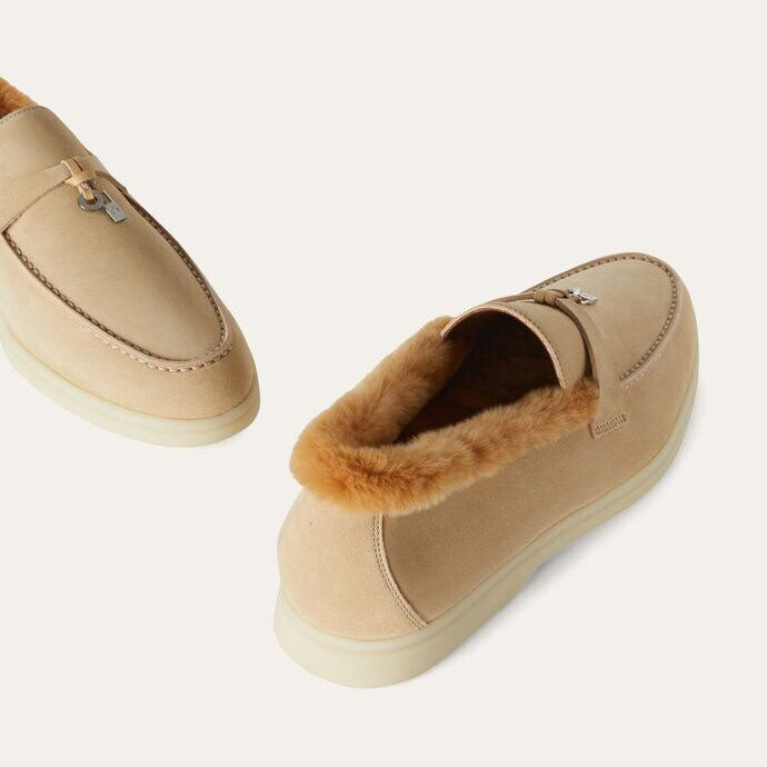 Women's Fur Lined Windy Dunes Loafers