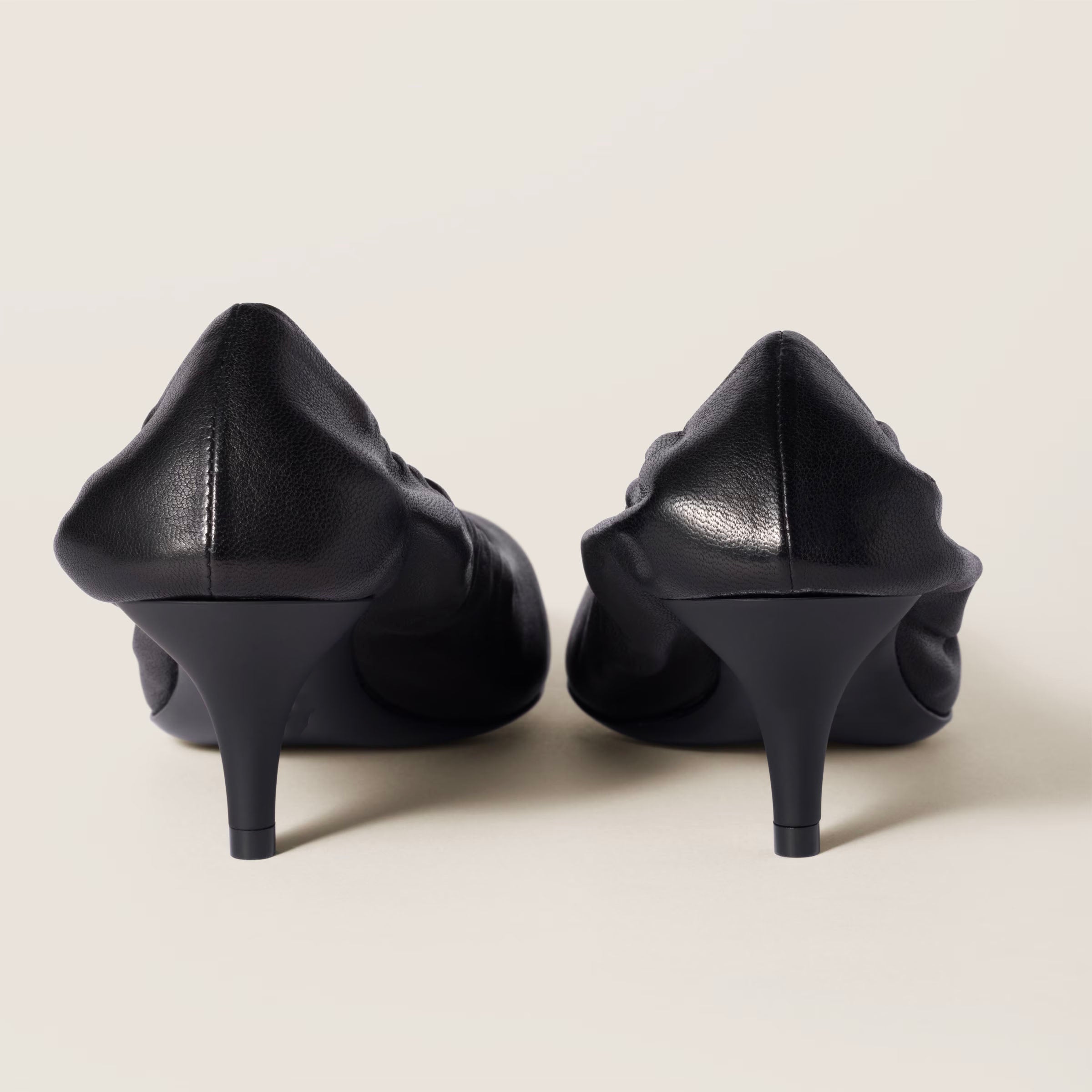 Nappa leather pumps