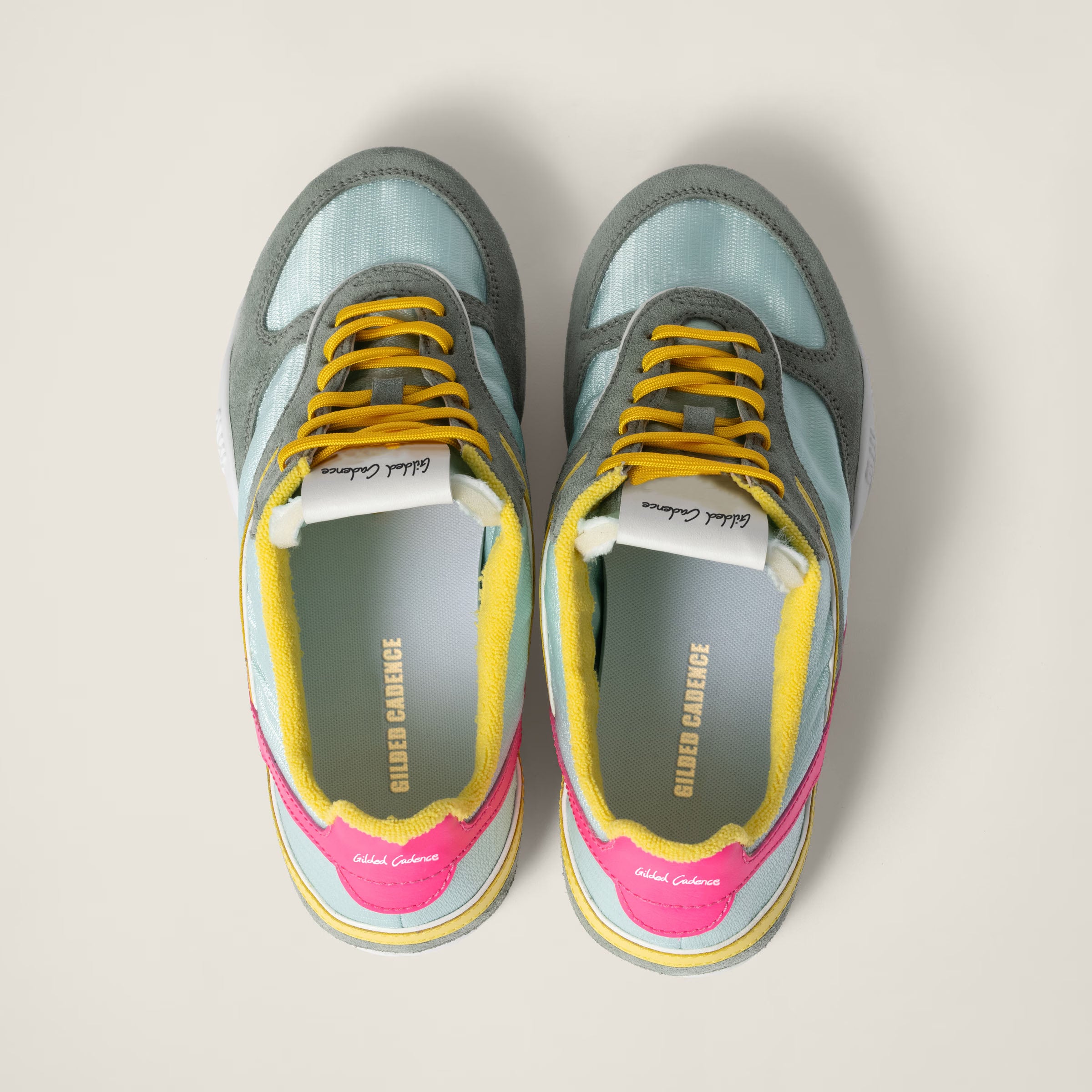 Gymnasium Tech Fabric Sneakers - Anise