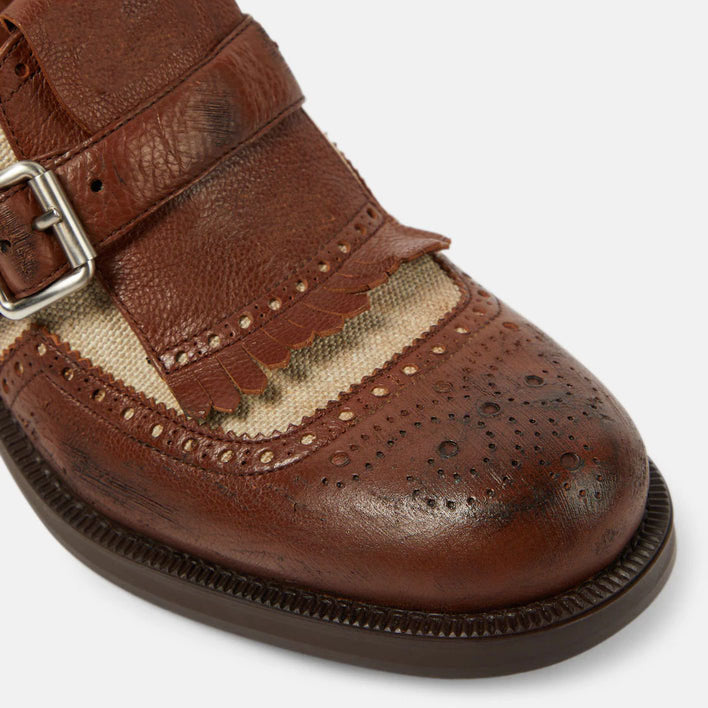 Leather and Canvas Footwear