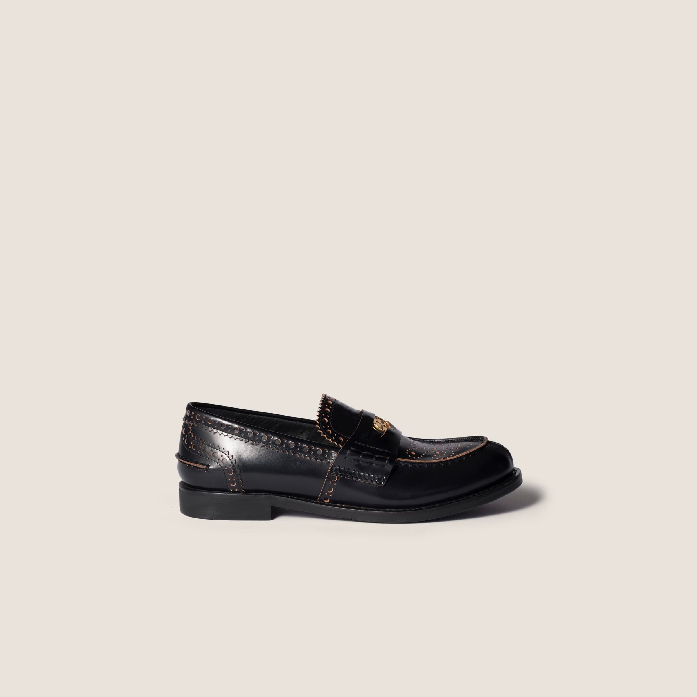 Leather loafers