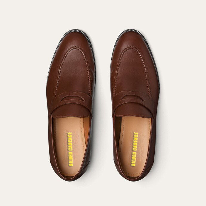 Women's Burnt Tan Calfskin Loafers