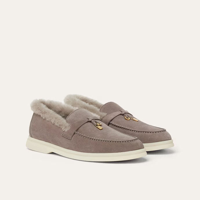 Women's Rain Drops Suede Summer Loafers