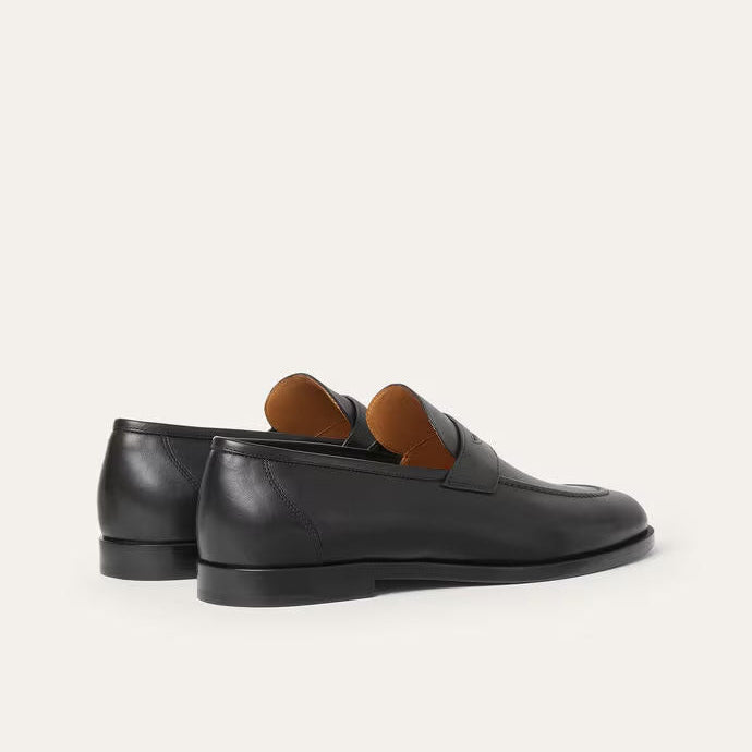Women's Black Calfskin Sergio Loafers