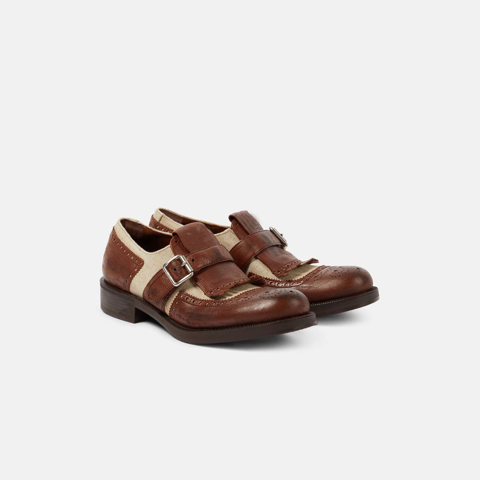 Leather and Canvas Footwear